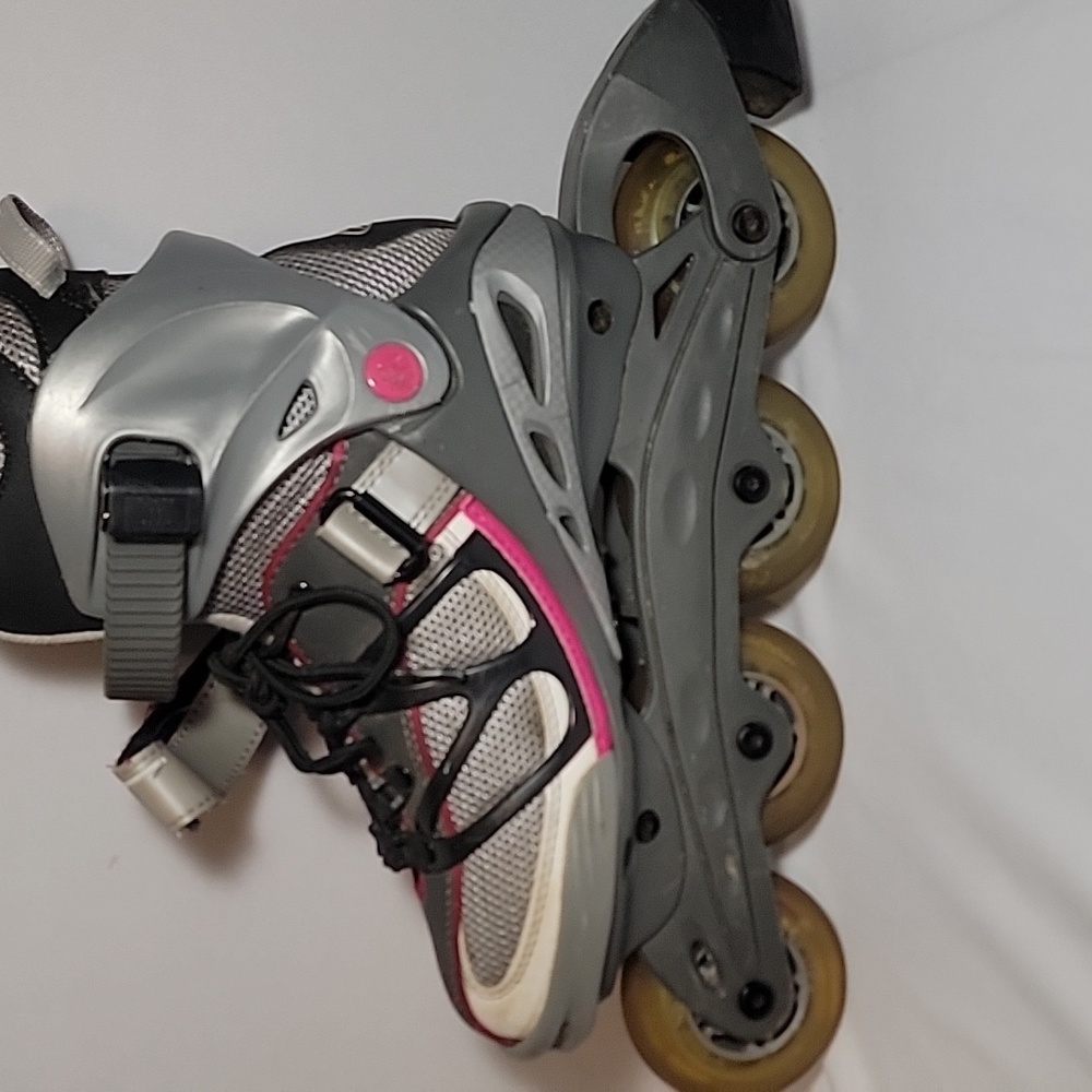 DC Women's Athletic Inline Skates - Gray and Pink - Picture 3 of 3